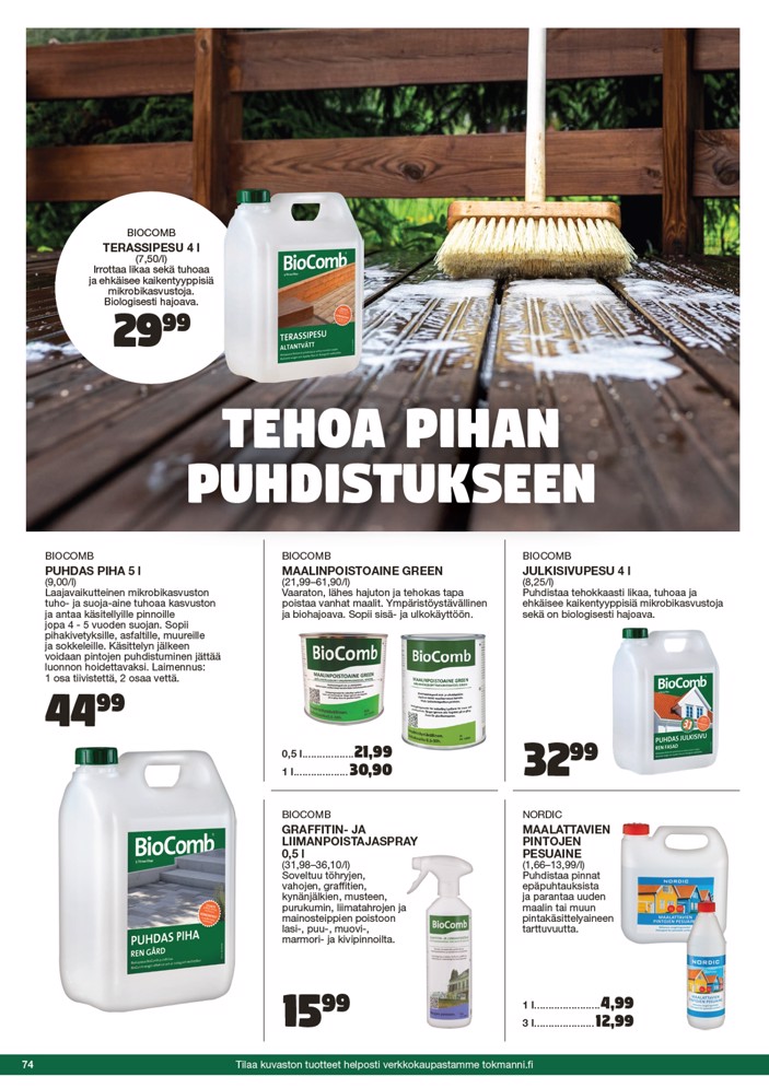 Tokmanni Tokmanni Kesäkuvasto 2026 sivu 74